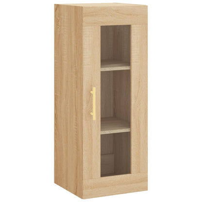 vidaXL Highboard Sonoma Oak 34,5x34x180 cm Engineered Wood
