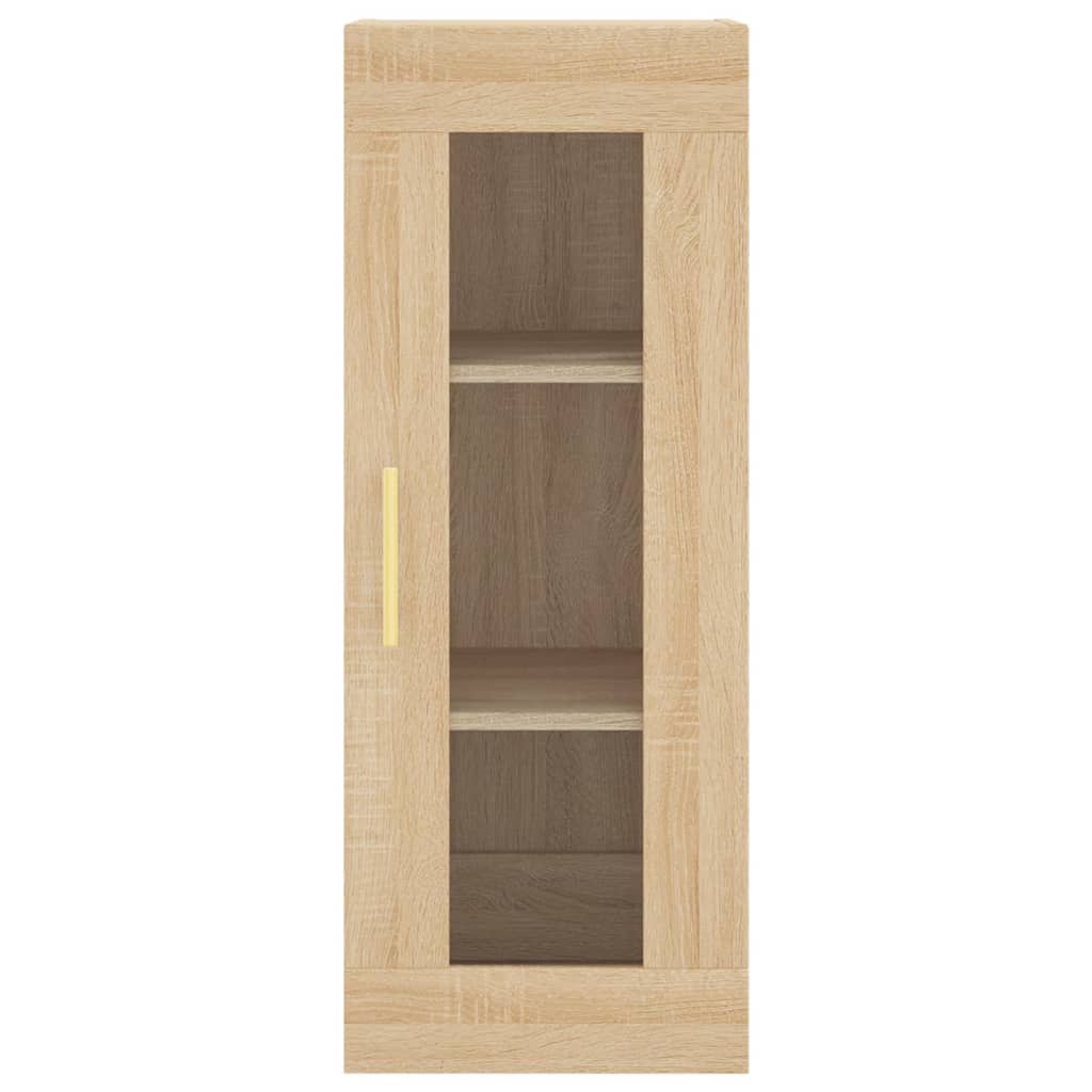 vidaXL Highboard Sonoma Oak 34.5x34x180 cm Engineered Wood
