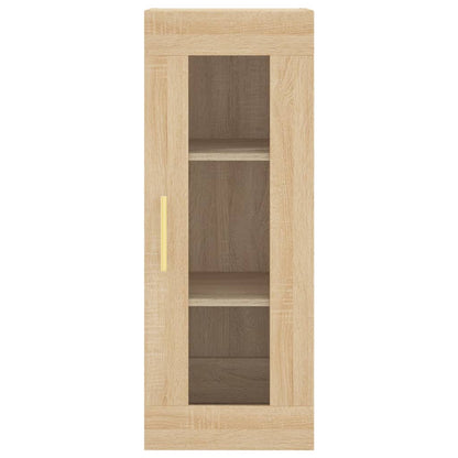 vidaXL Highboard Sonoma Oak 34,5x34x180 cm Engineered Wood