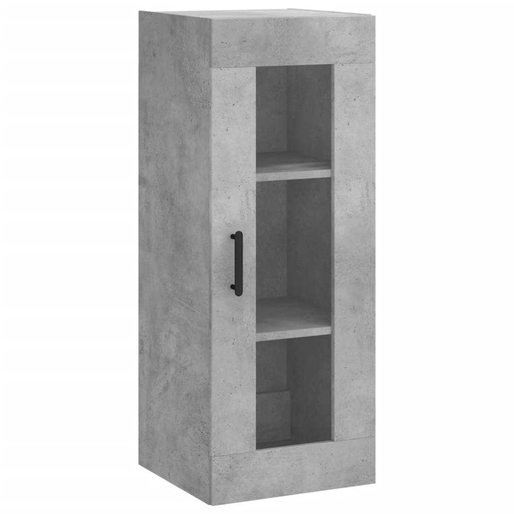 vidaXL Highboard Concrete Grey 34,5x34x180 cm Engineered Wood
