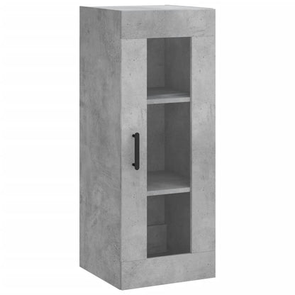 vidaXL Highboard Concrete Grey 34,5x34x180 cm Engineered Wood