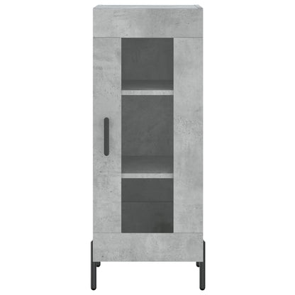 vidaXL Highboard Concrete Grey 34,5x34x180 cm Engineered Wood