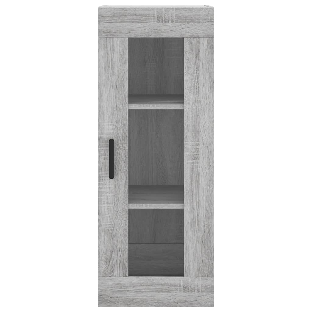 vidaXL Highboard Grey Sonoma 34,5x34x180 cm Engineered Wood