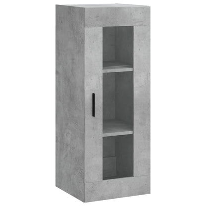 vidaXL Highboard Concrete Grey 34,5x34x180 cm Engineered Wood