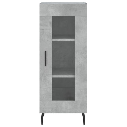 vidaXL Highboard Concrete Grey 34,5x34x180 cm Engineered Wood