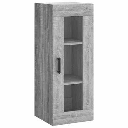 vidaXL Highboard Grey Sonoma 34,5x34x180 cm Engineered Wood
