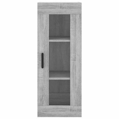 vidaXL Highboard Grey Sonoma 34,5x34x180 cm Engineered Wood