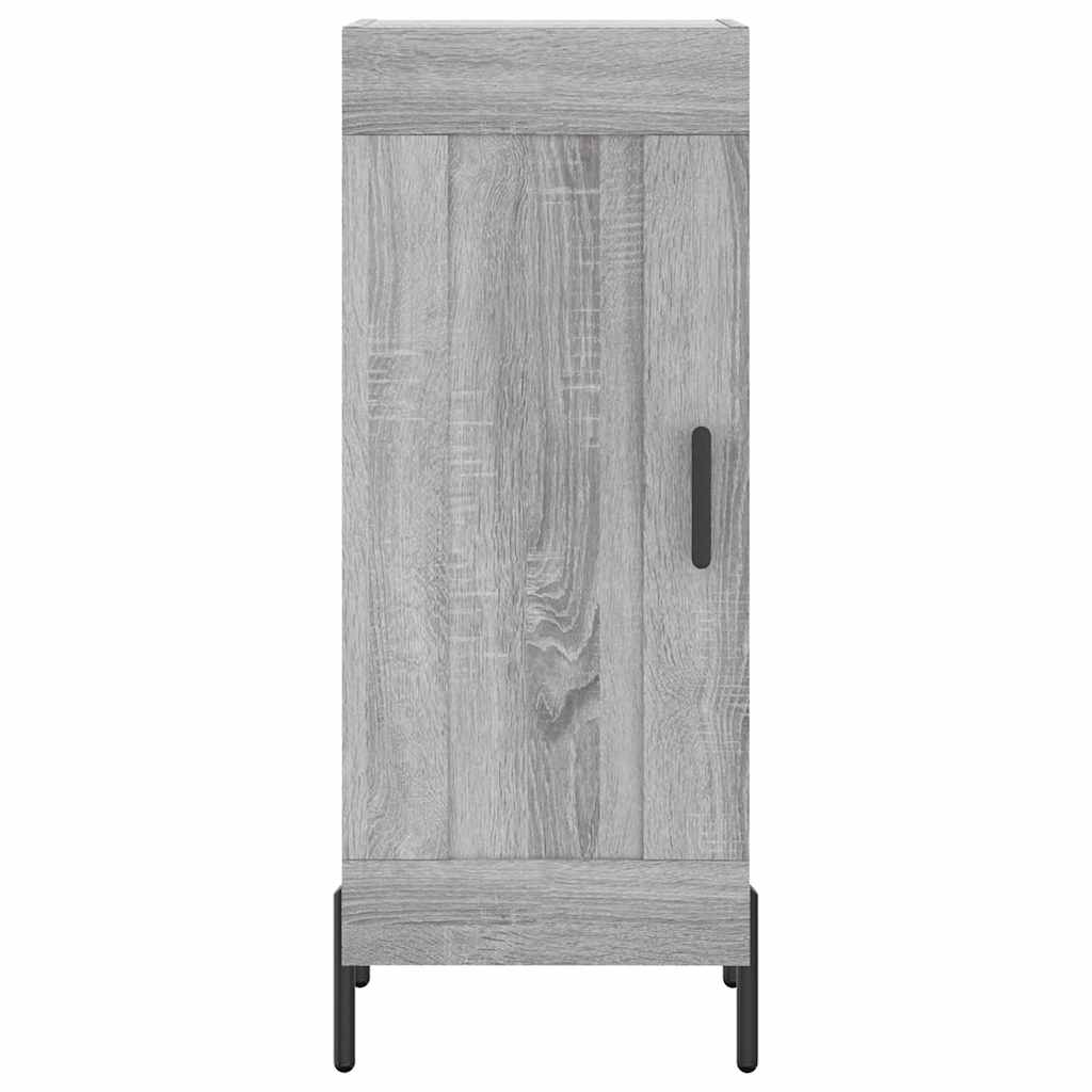 vidaXL Highboard Grey Sonoma 34,5x34x180 cm Engineered Wood