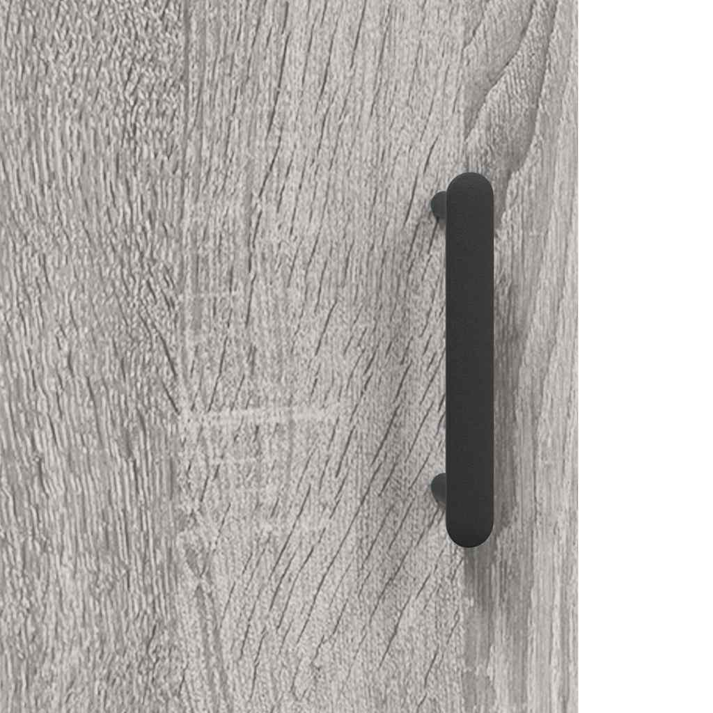 vidaXL Highboard Grey Sonoma 34,5x34x180 cm Engineered Wood