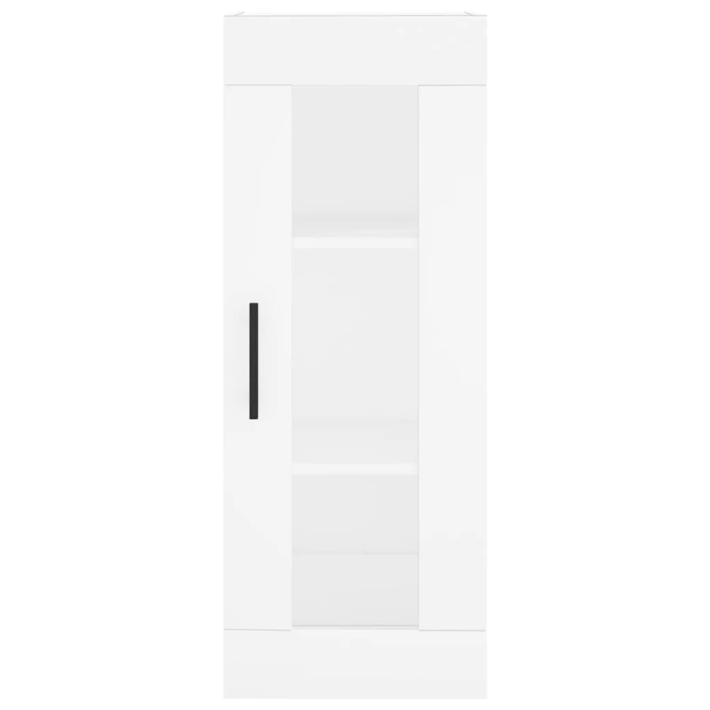 vidaXL Highboard White 34.5x34x180 cm Engineered Wood