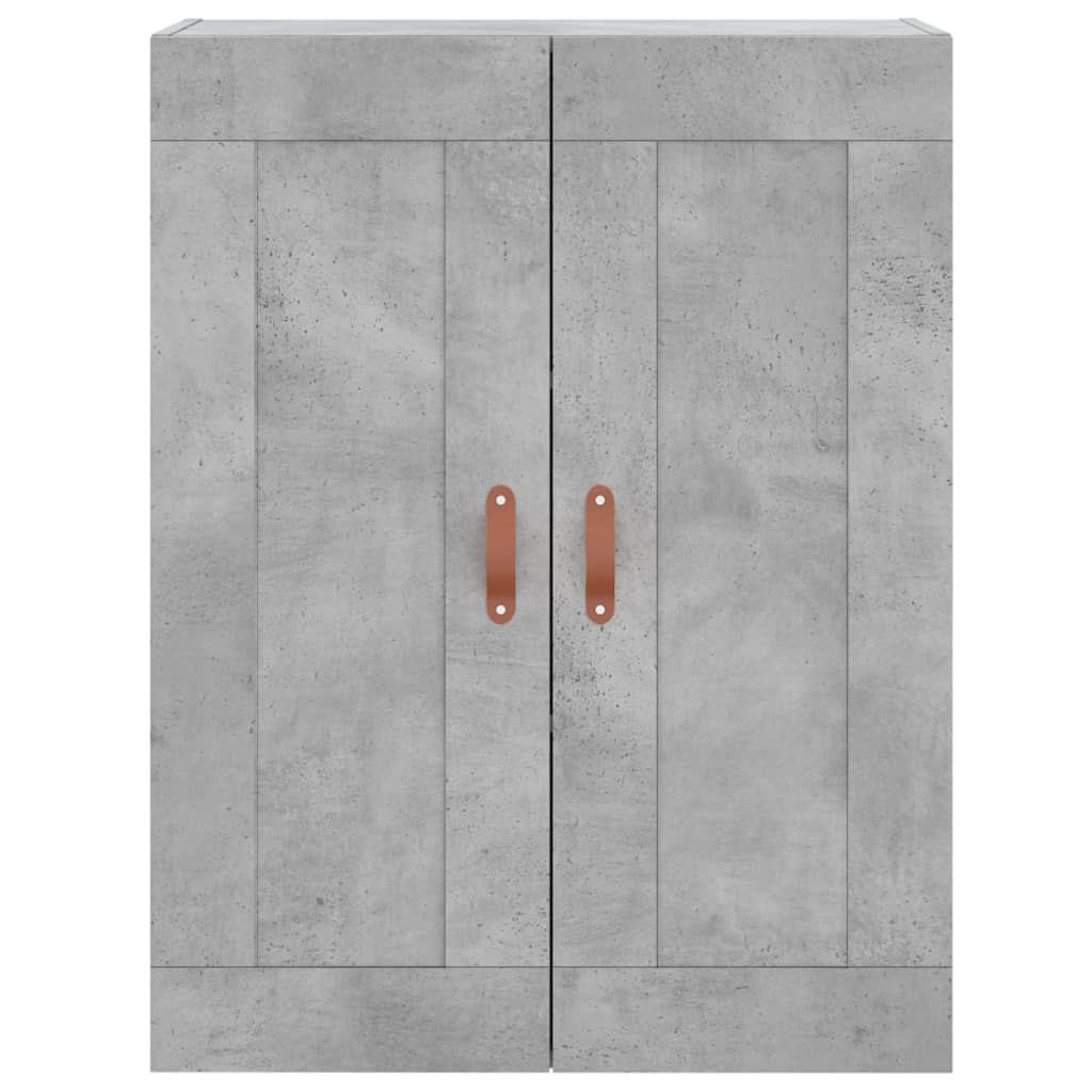 vidaXL Highboard Concrete Grey 69,5x34x180 cm Engineered Wood