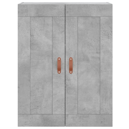 vidaXL Highboard Concrete Grey 69,5x34x180 cm Engineered Wood