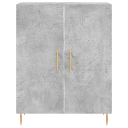 vidaXL Highboard Concrete Grey 69,5x34x180 cm Engineered Wood