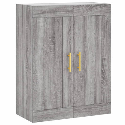 vidaXL Highboard Grey Sonoma 69,5x34x180 cm Engineered Wood