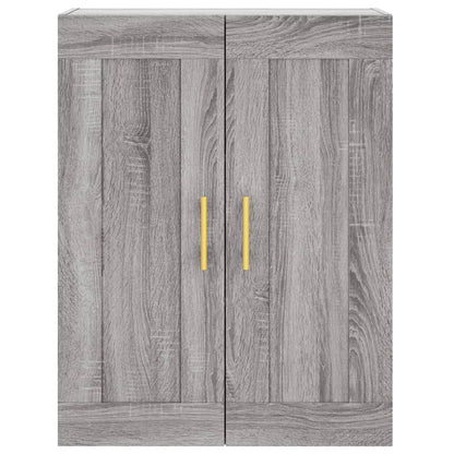 vidaXL Highboard Grey Sonoma 69,5x34x180 cm Engineered Wood