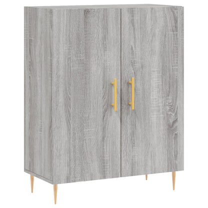 vidaXL Highboard Grey Sonoma 69,5x34x180 cm Engineered Wood