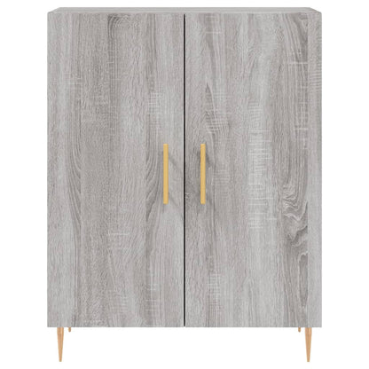 vidaXL Highboard Grey Sonoma 69,5x34x180 cm Engineered Wood