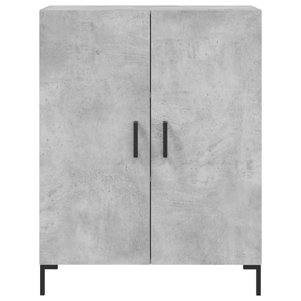 vidaXL Highboard Concrete Grey 69,5x34x180 cm Engineered Wood