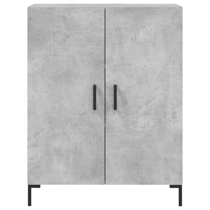 vidaXL Highboard Concrete Grey 69,5x34x180 cm Engineered Wood