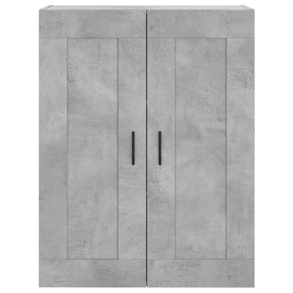 vidaXL Highboard Concrete Grey 69,5x34x180 cm Engineered Wood
