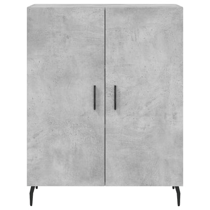 vidaXL Highboard Concrete Grey 69,5x34x180 cm Engineered Wood