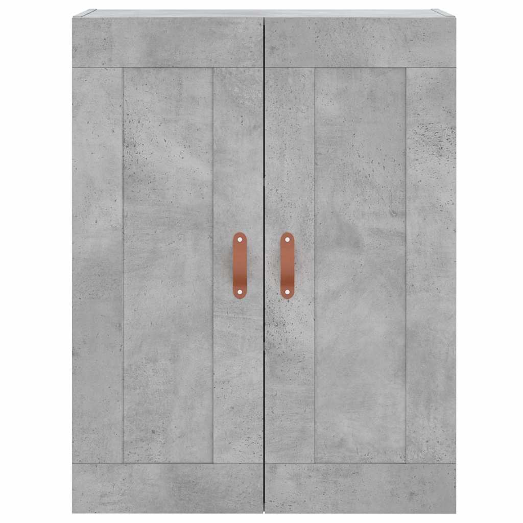vidaXL Highboard Concrete Grey 69,5x34x180 cm Engineered Wood