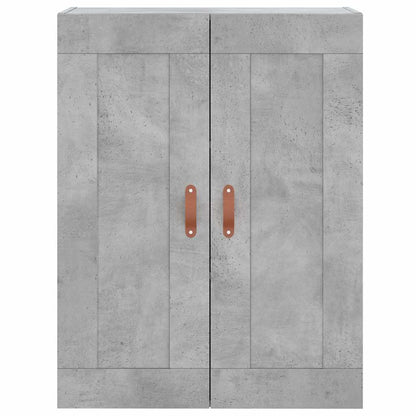 vidaXL Highboard Concrete Grey 69,5x34x180 cm Engineered Wood