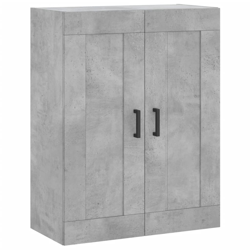 vidaXL Highboard Concrete Grey 69,5x34x180 cm Engineered Wood
