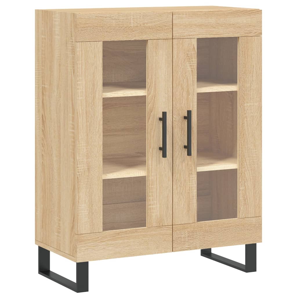 vidaXL Highboard Sonoma Oak 69,5x34x180 cm Engineered Wood