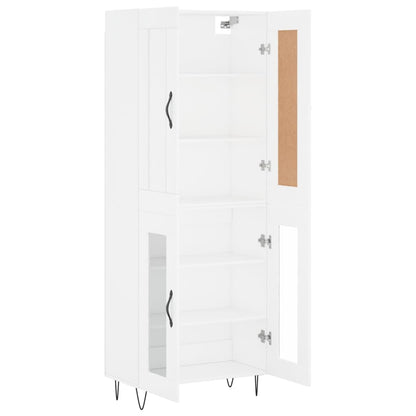 vidaXL Highboard White 69,5x34x180 cm Engineered Wood