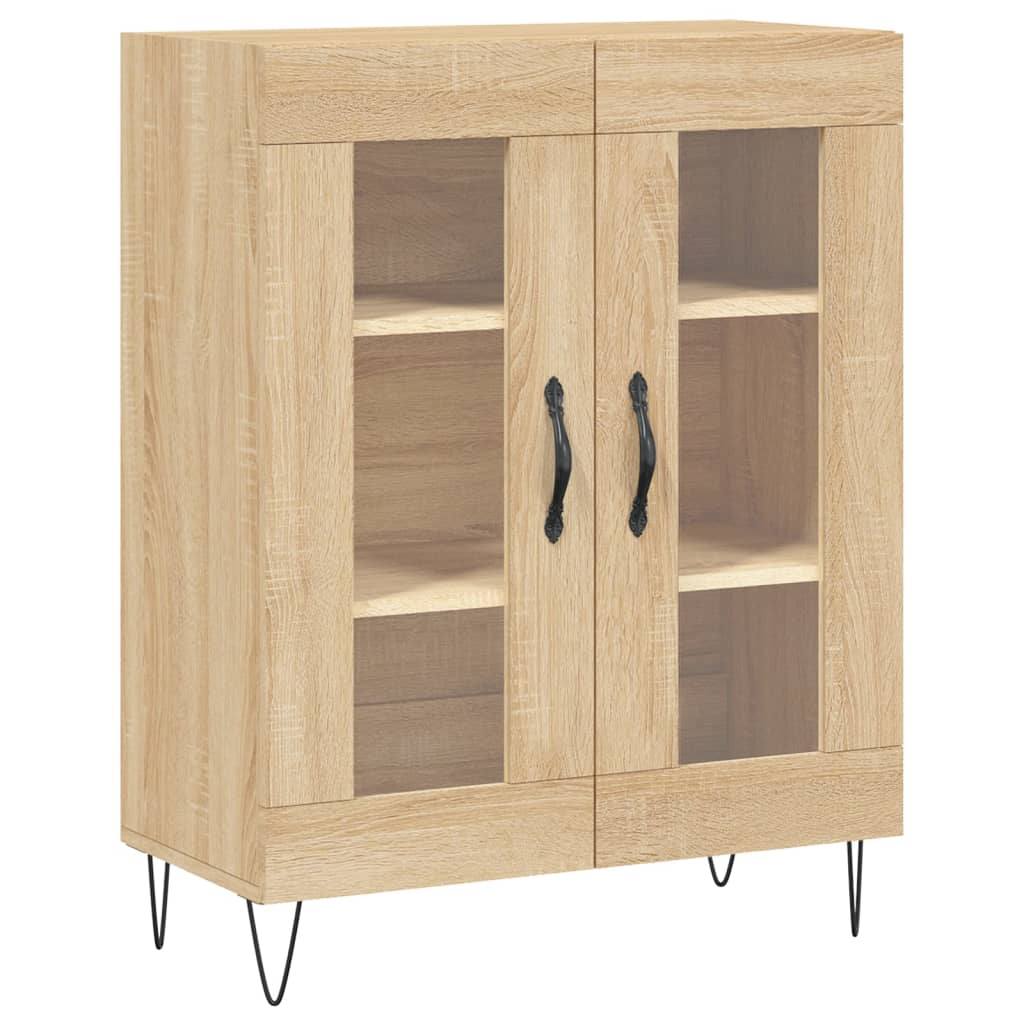 vidaXL Highboard Sonoma Oak 69,5x34x180 cm Engineered Wood
