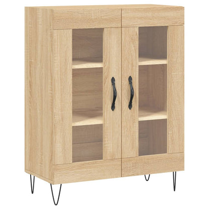 vidaXL Highboard Sonoma Oak 69,5x34x180 cm Engineered Wood