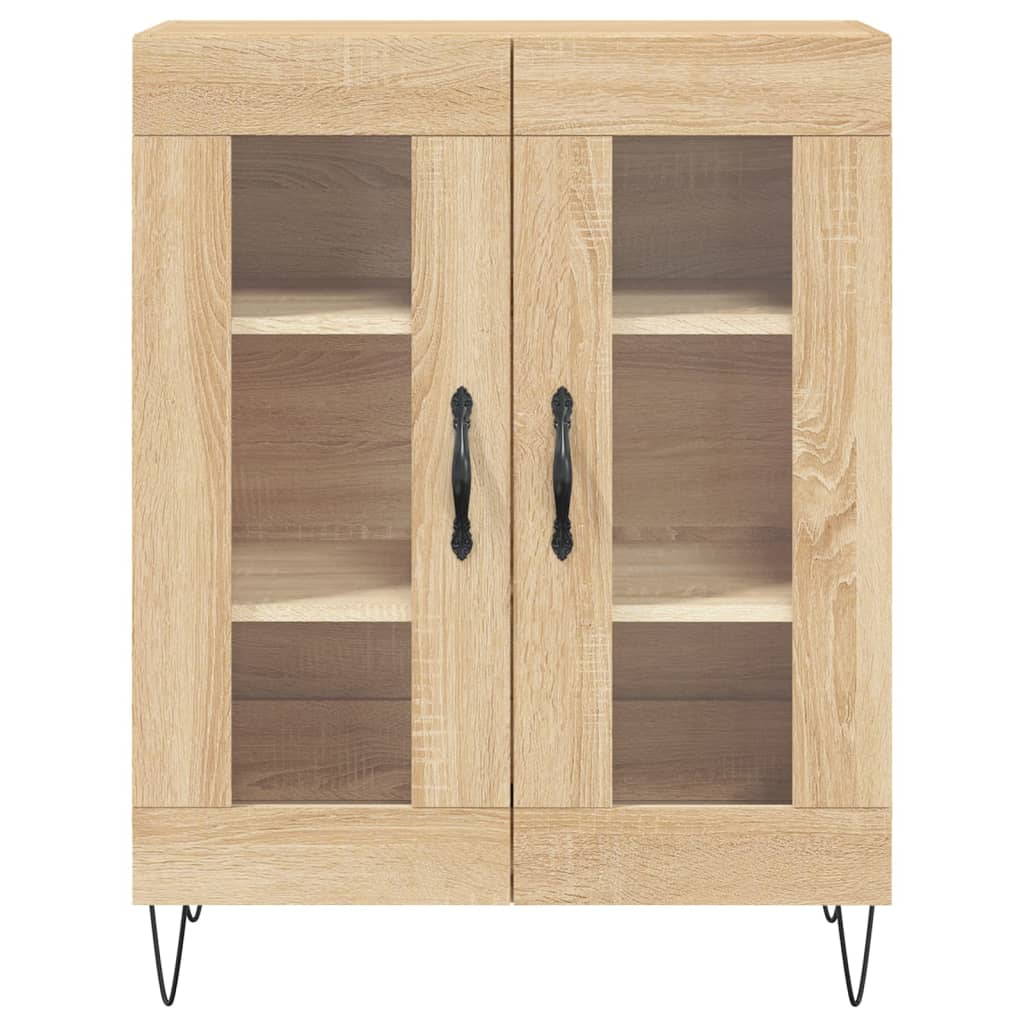 vidaXL Highboard Sonoma Oak 69,5x34x180 cm Engineered Wood