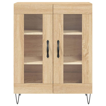 vidaXL Highboard Sonoma Oak 69,5x34x180 cm Engineered Wood