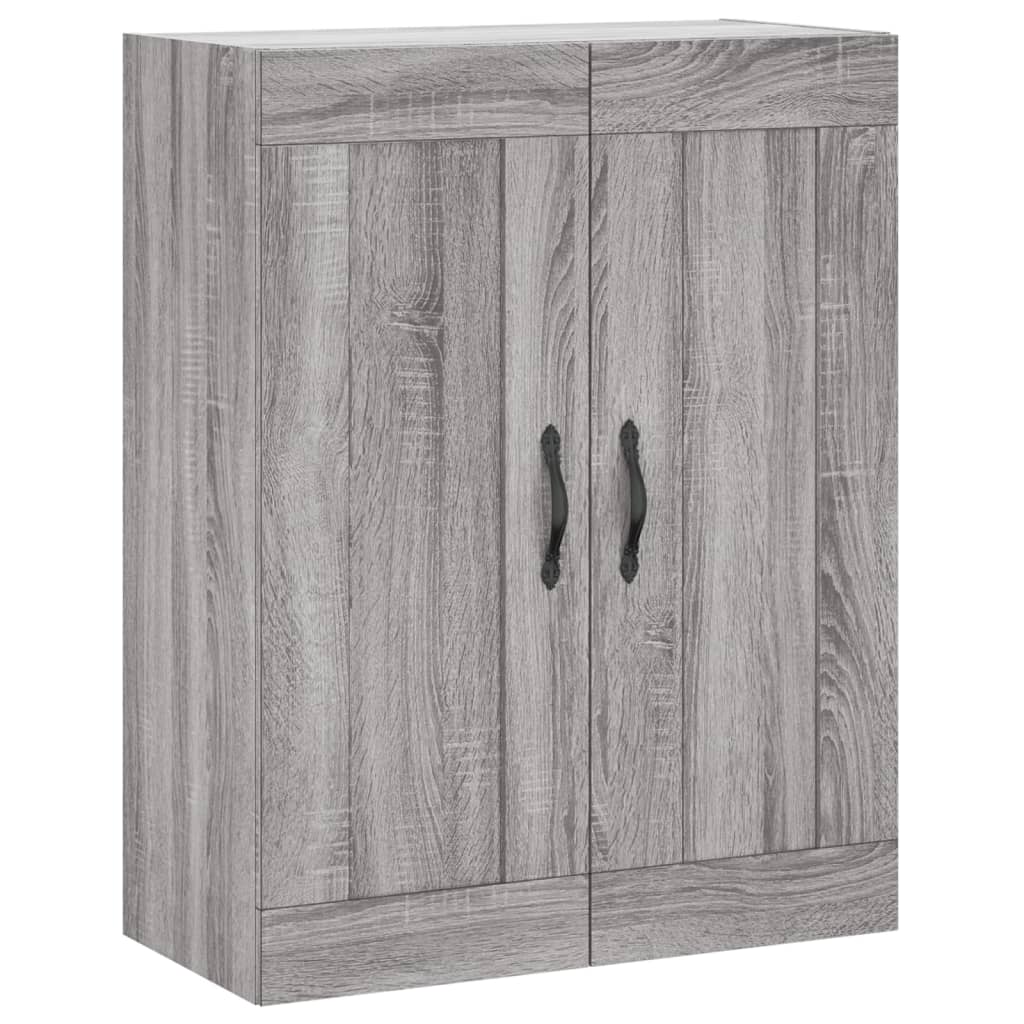 vidaXL Highboard Grey Sonoma 69,5x34x180 cm Engineered Wood