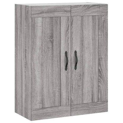 vidaXL Highboard Grey Sonoma 69,5x34x180 cm Engineered Wood