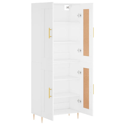 vidaXL Highboard White 69.5x34x180 cm Engineered Wood