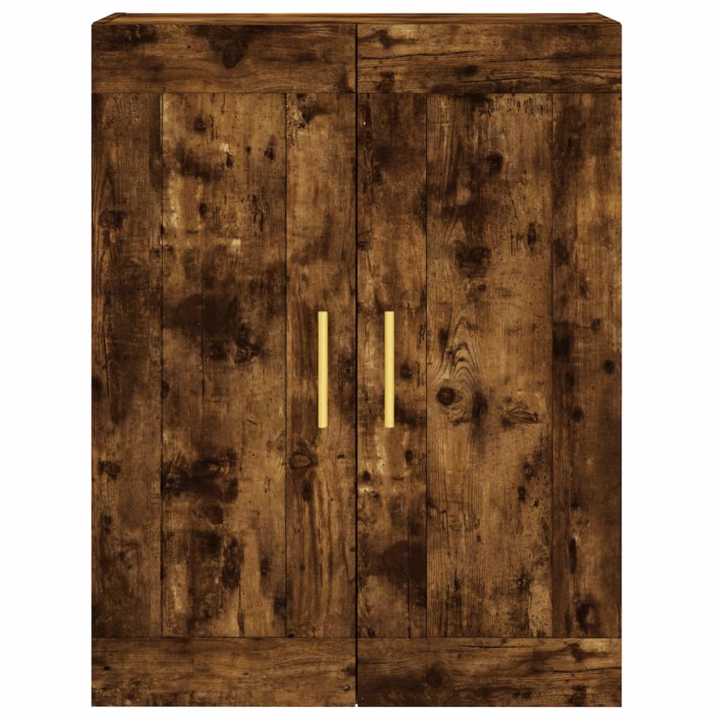 vidaXL Highboard Smoked Oak 69,5x34x180 cm Engineered Wood