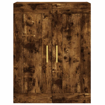 vidaXL Highboard Smoked Oak 69,5x34x180 cm Engineered Wood