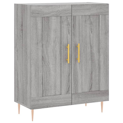 vidaXL Highboard Grey Sonoma 69,5x34x180 cm Engineered Wood