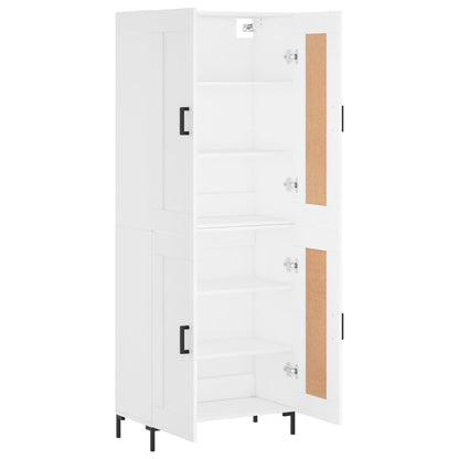 vidaXL Highboard White 69,5x34x180 cm Engineered Wood