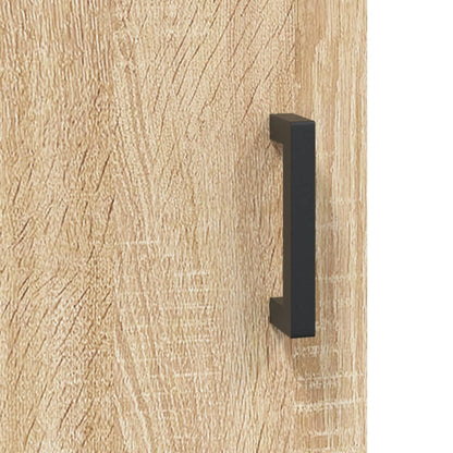 vidaXL Highboard Sonoma Oak 69,5x34x180 cm Engineered Wood