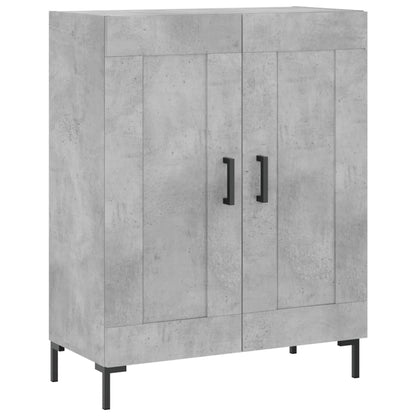 vidaXL Highboard Concrete Grey 69,5x34x180 cm Engineered Wood