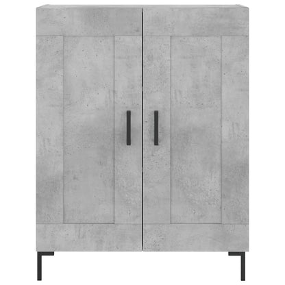 vidaXL Highboard Concrete Grey 69,5x34x180 cm Engineered Wood