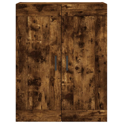 vidaXL Highboard Smoked Oak 69,5x34x180 cm Engineered Wood