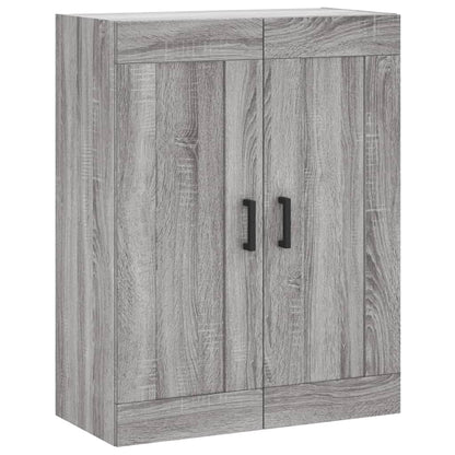 vidaXL Highboard Grey Sonoma 69,5x34x180 cm Engineered Wood