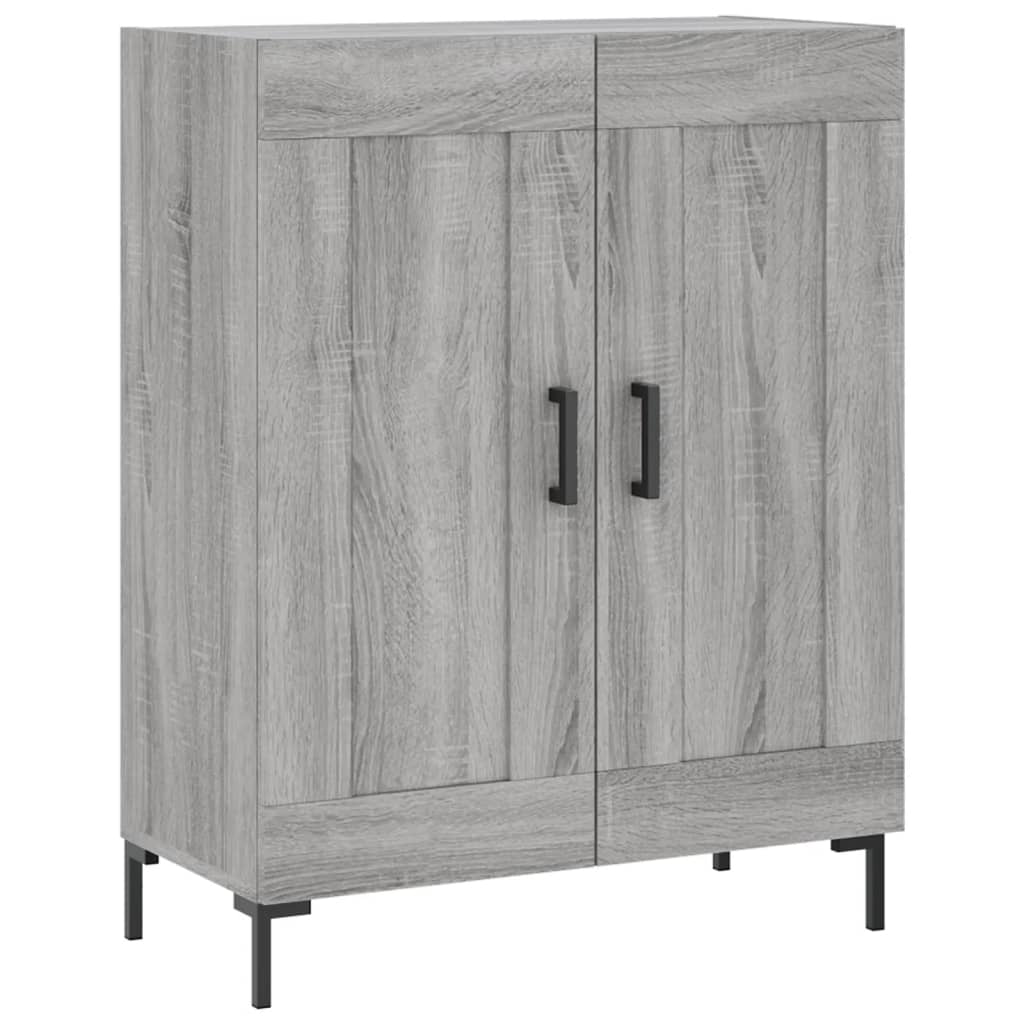 vidaXL Highboard Grey Sonoma 69,5x34x180 cm Engineered Wood
