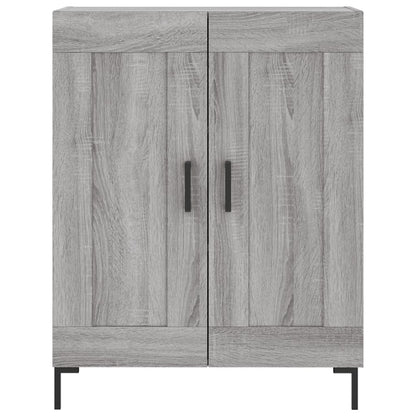 vidaXL Highboard Grey Sonoma 69,5x34x180 cm Engineered Wood
