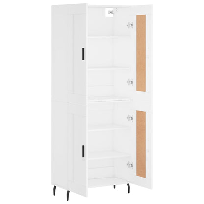 vidaXL Highboard White 69,5x34x180 cm Engineered Wood