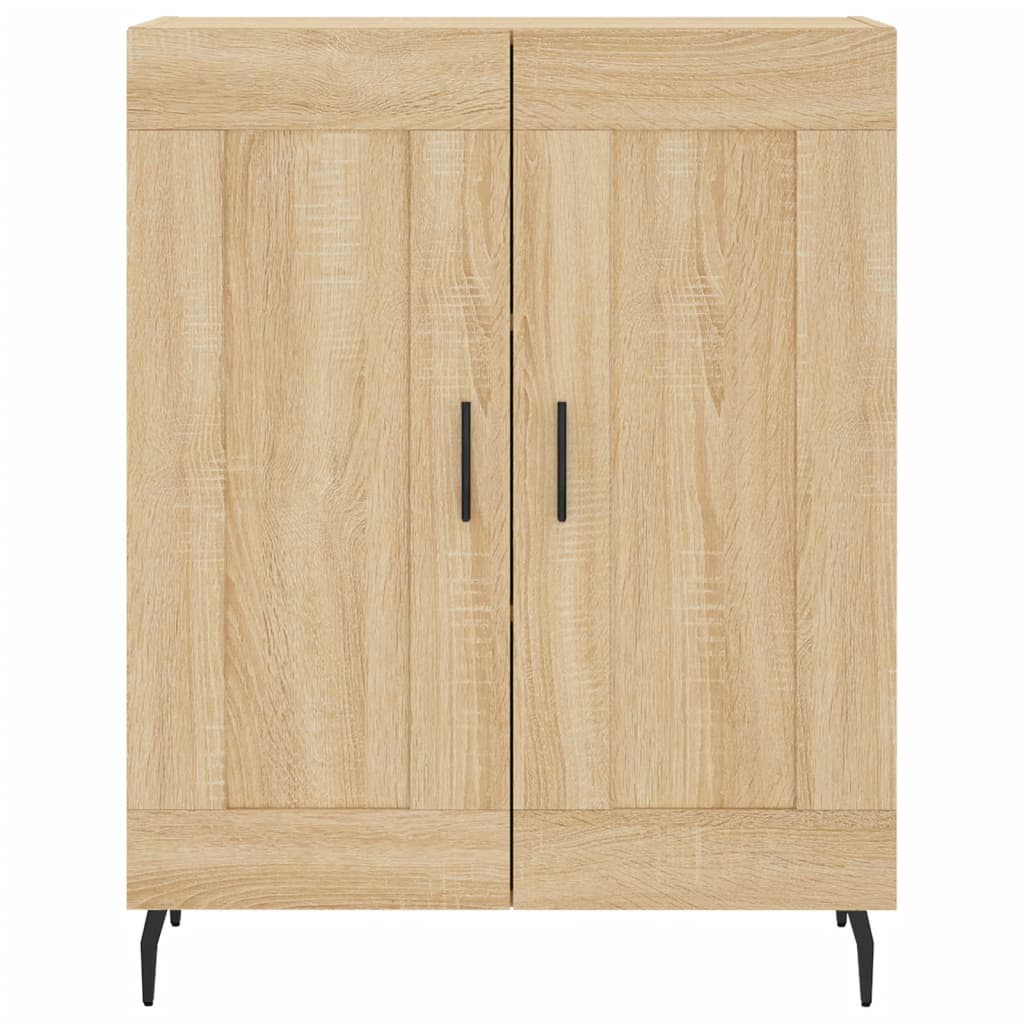 vidaXL Highboard Sonoma Oak 69,5x34x180 cm Engineered Wood